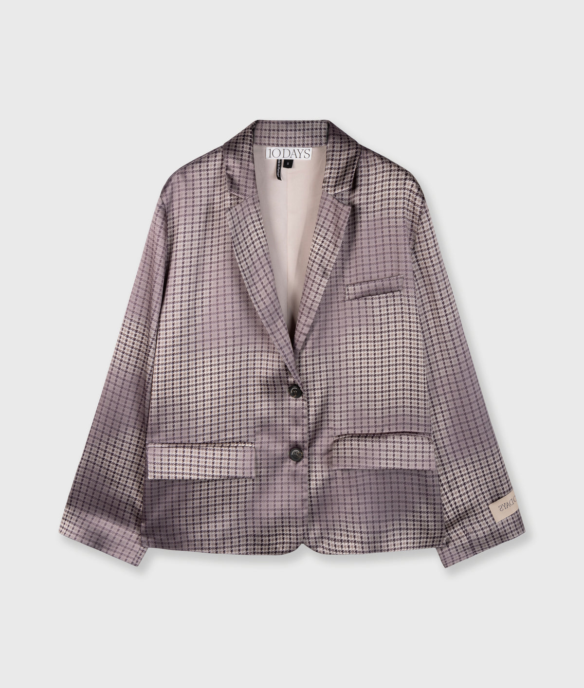 10Days | Fluid blazer check