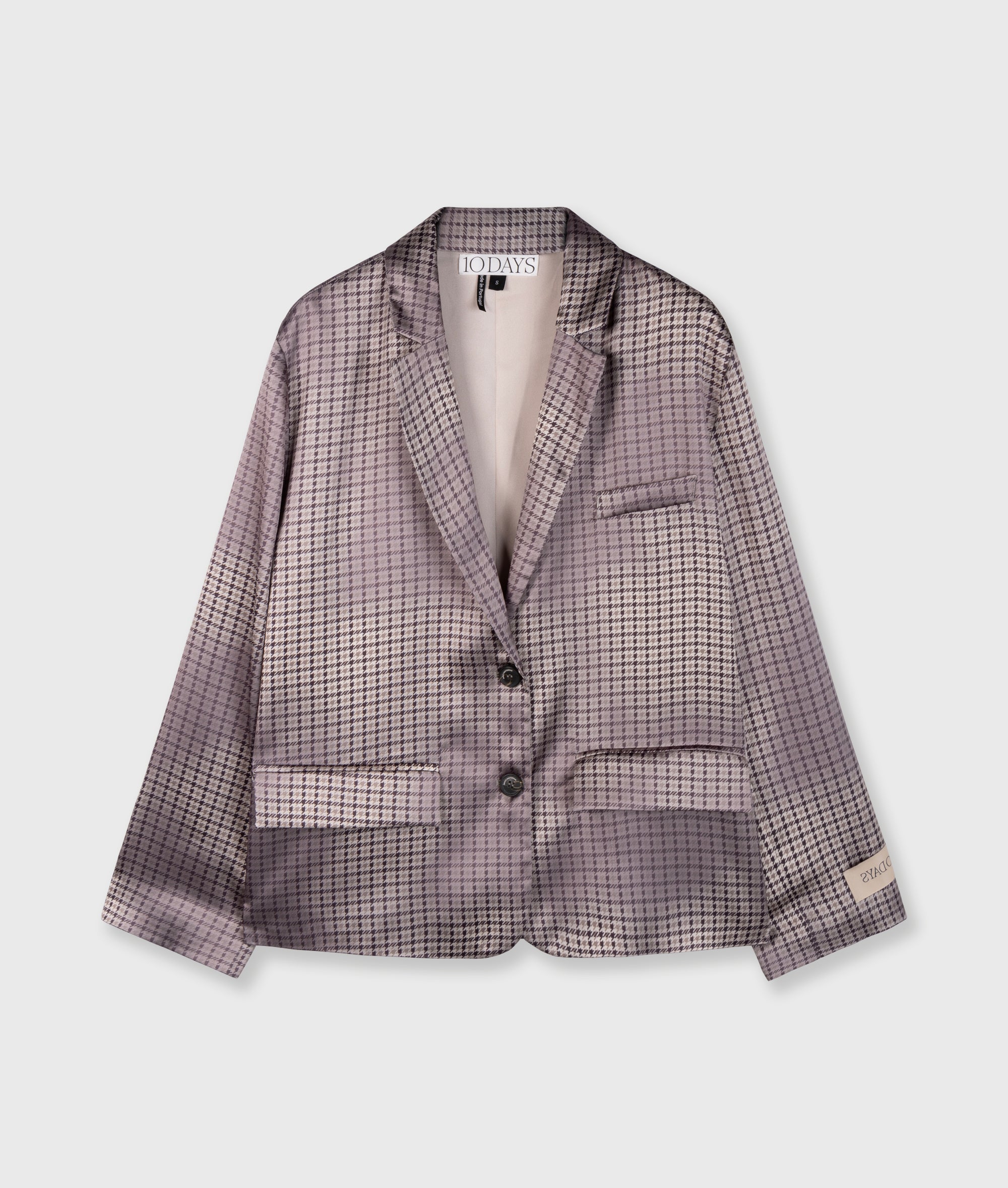 10Days | Fluid blazer check