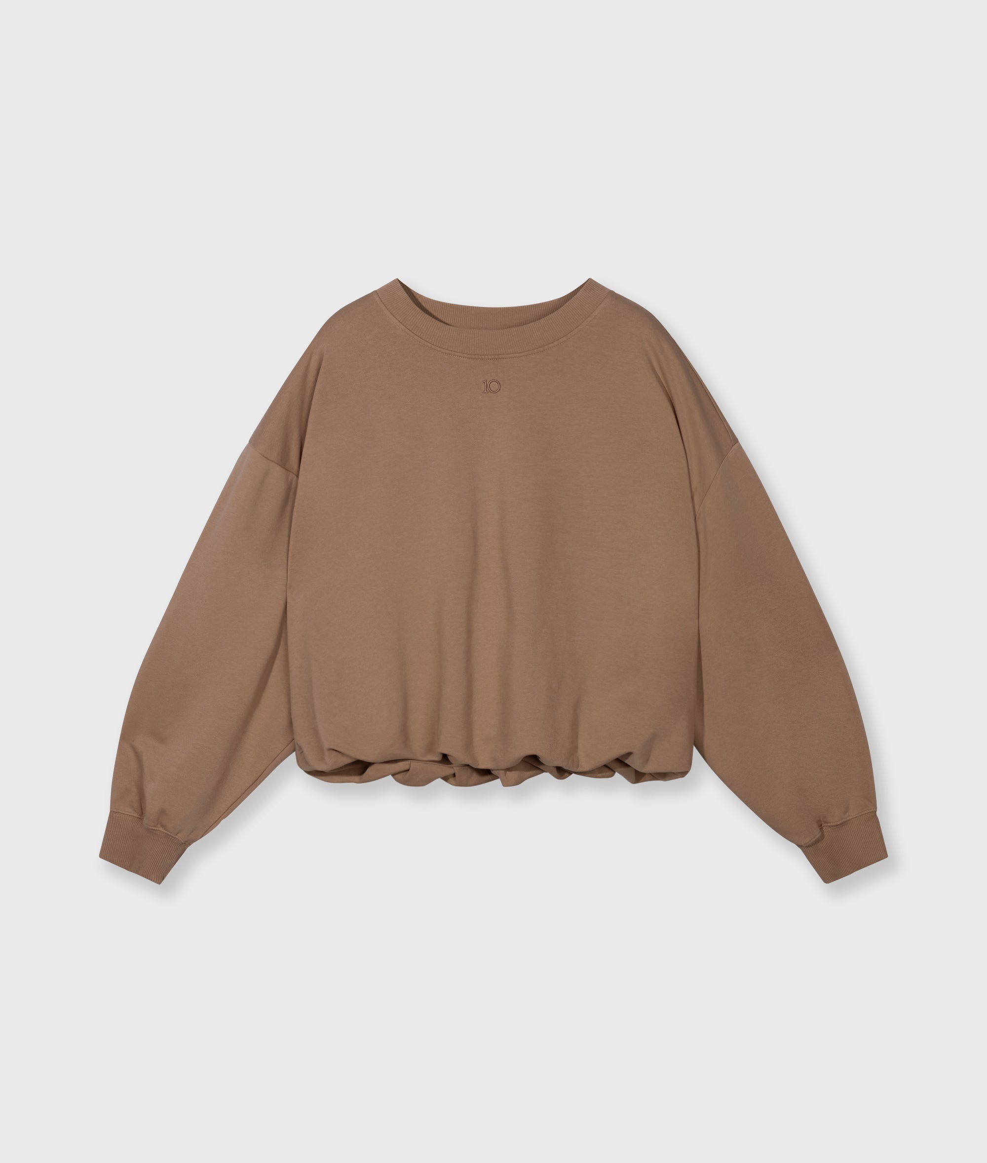 10Days | Pleated Sweater | Light Fudge
