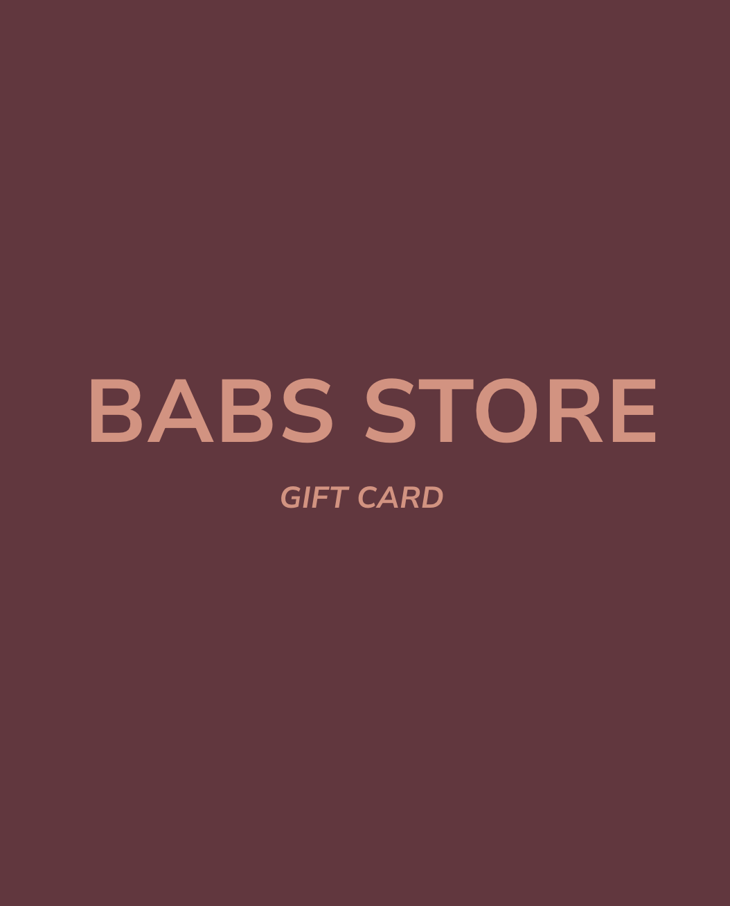 BABSSTORE | Cadeaubon