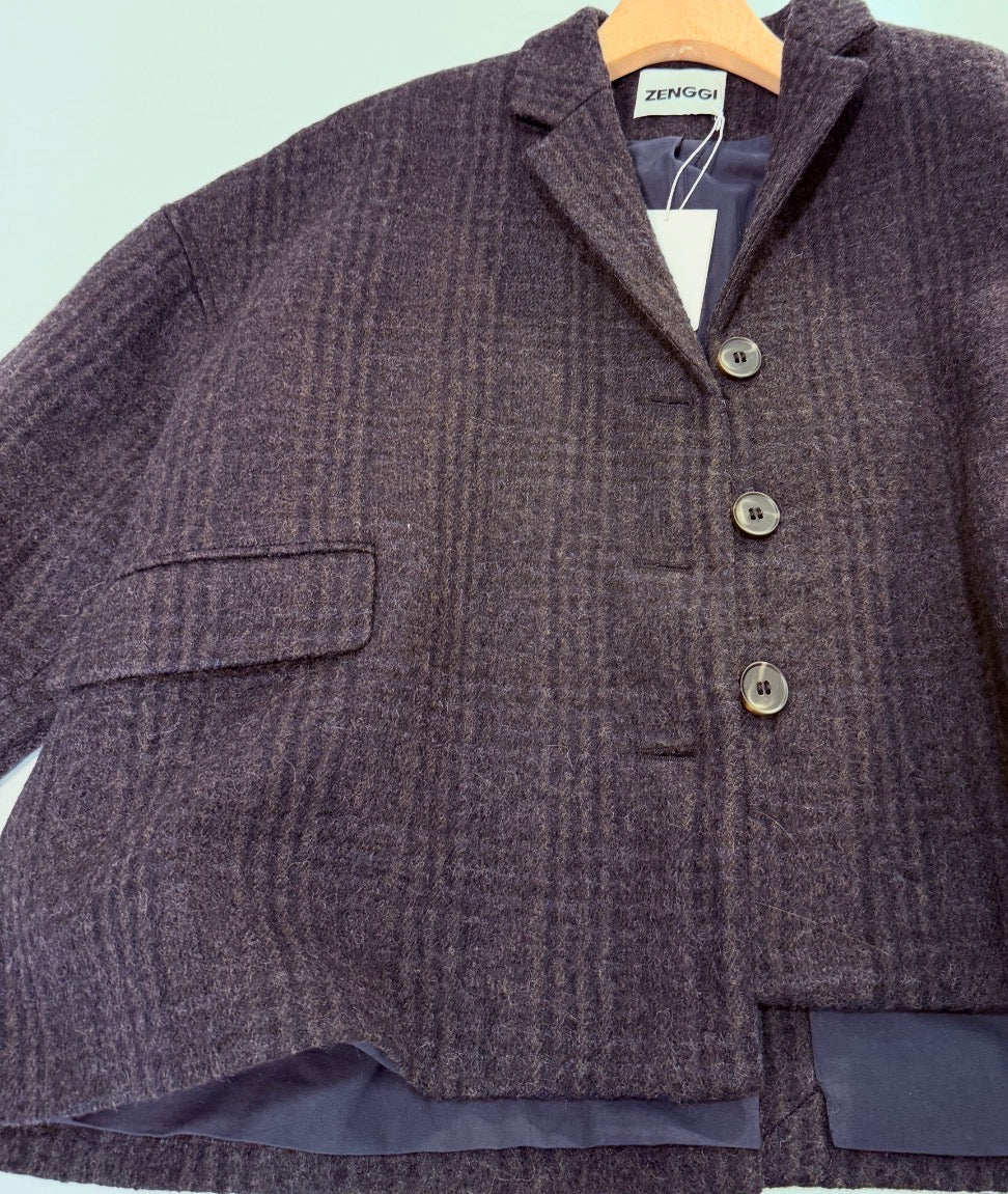 Zenggi | Wool Boxy Coat