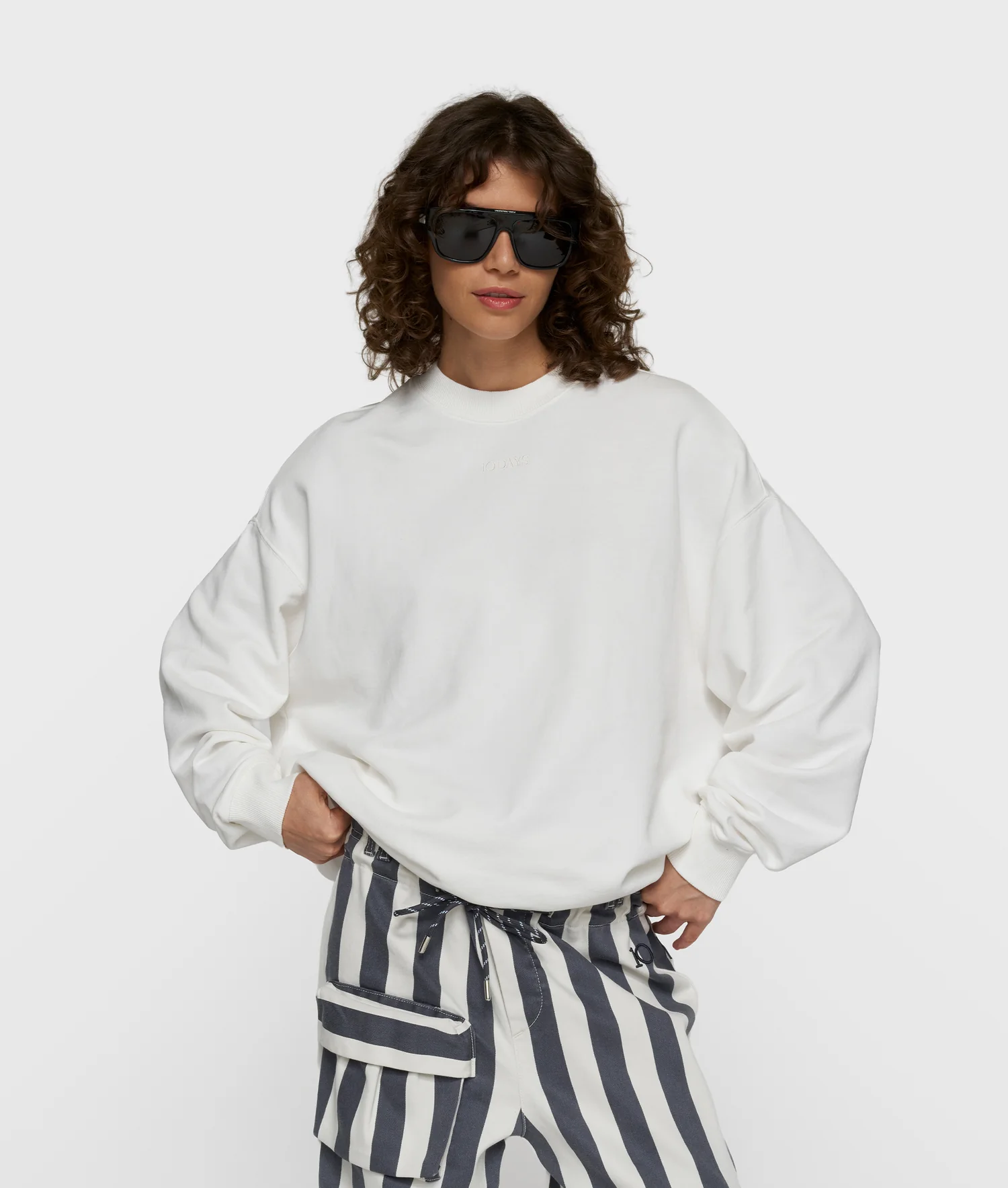 10DAYS | Baseball Sweater Yin Yang