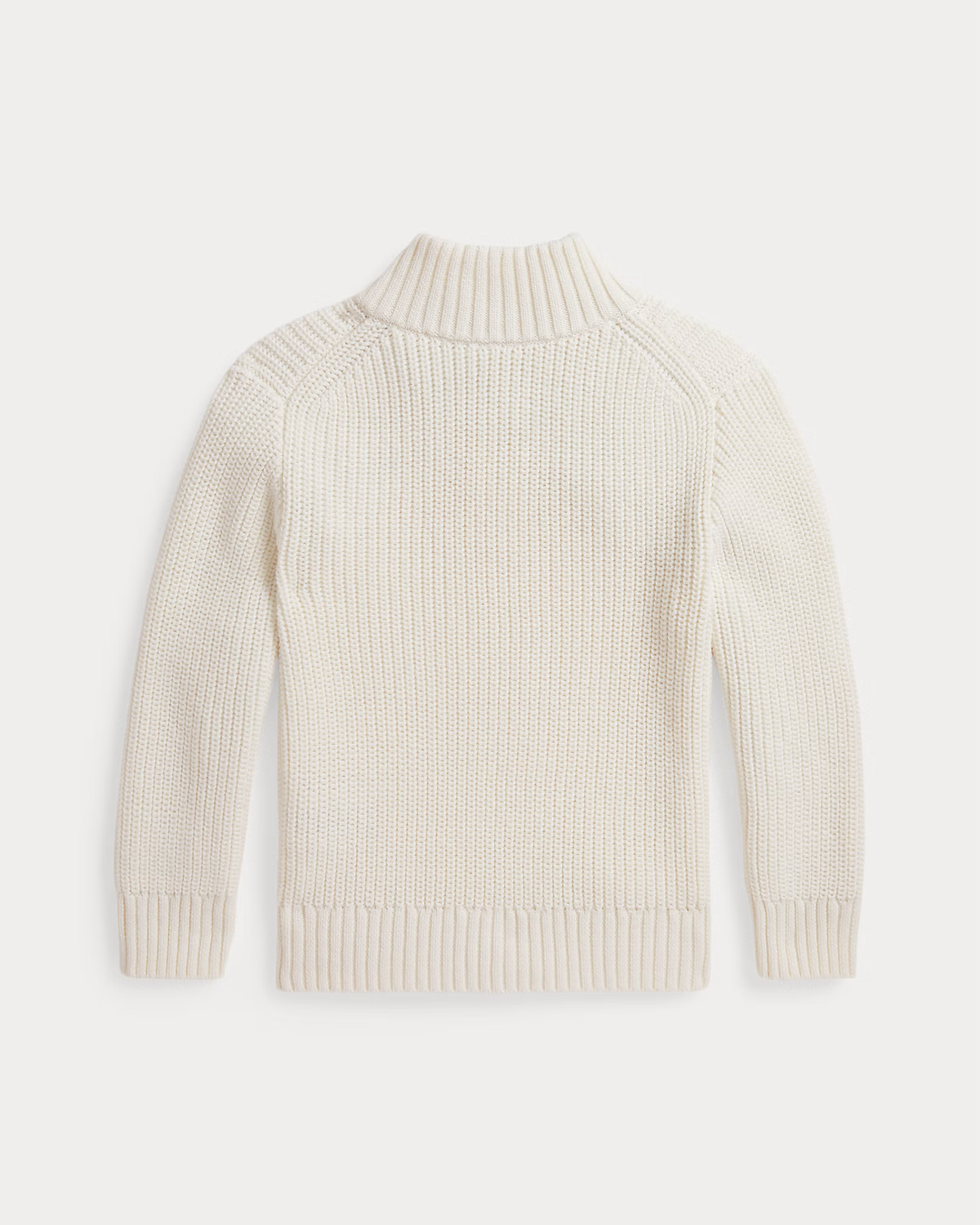 Polo Ralph Lauren katoenen trui met kwartrits – Nevis, achterkant