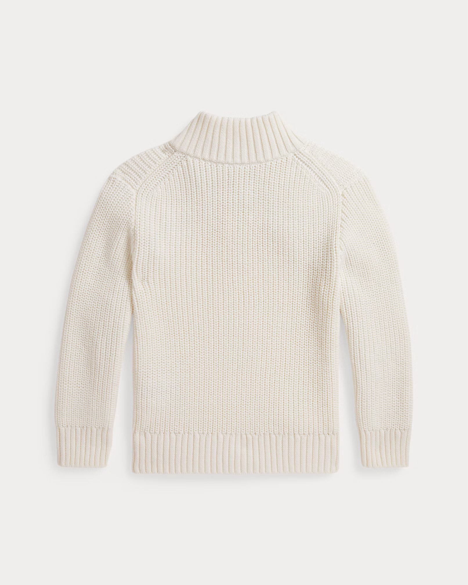 Polo Ralph Lauren katoenen trui met kwartrits – Nevis, achterkant