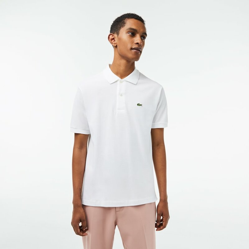 LACOSTE S/S POLO WHITE
