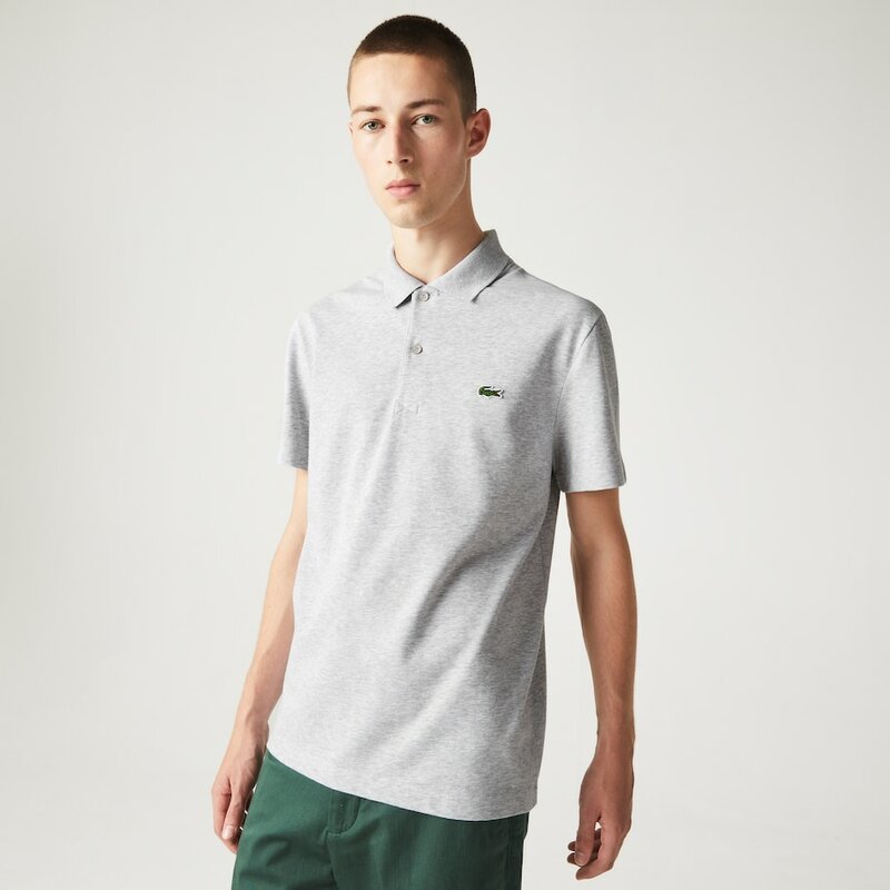 LACOSTE S/S POLO GREY MELE