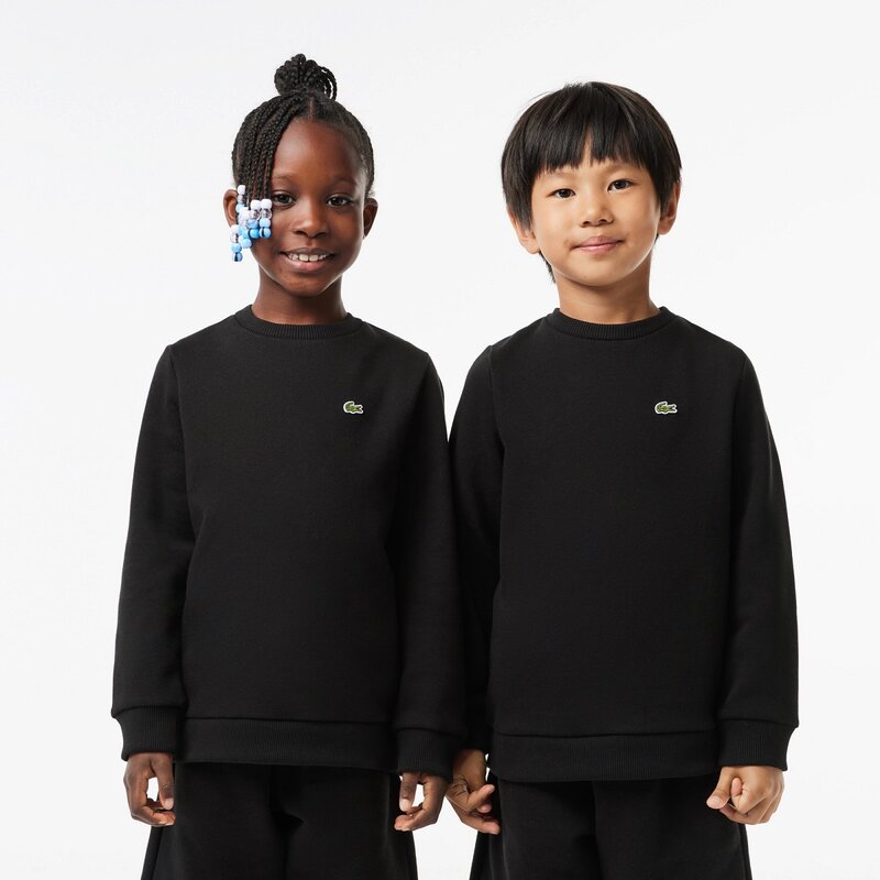 LACOSTE BASIC SWEAT BLACK