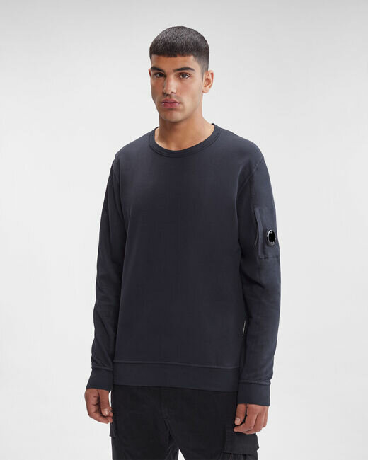 CP COMPANY BASIC SWEAT TOTAL ECLIPSE