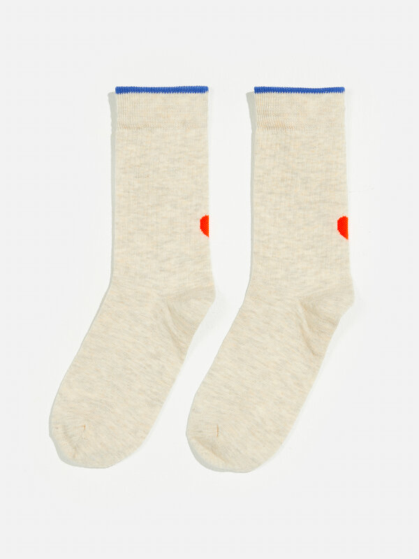 BELLEROSE SOCKS ECRU MELE