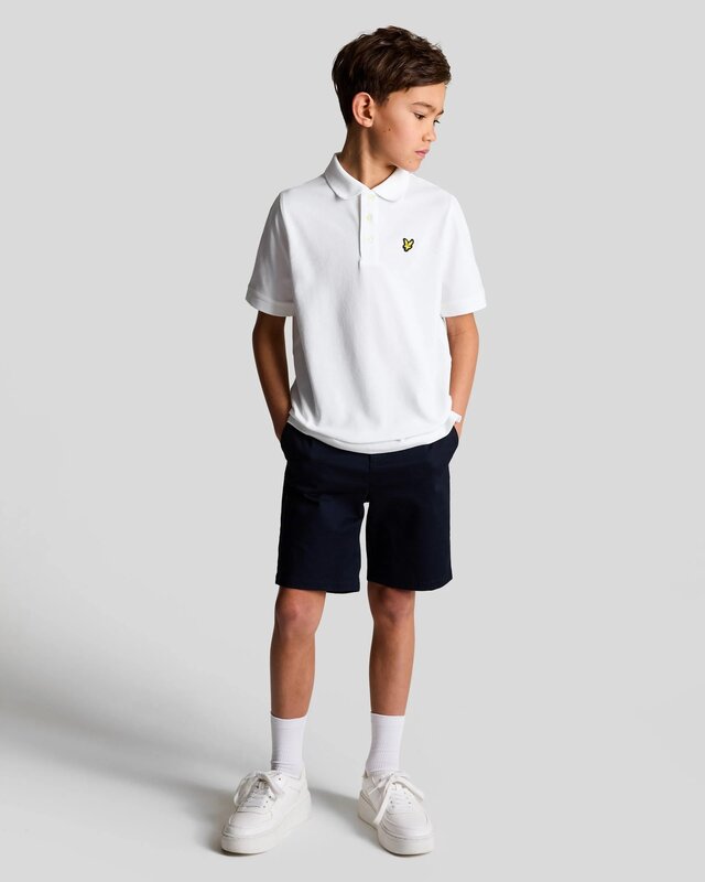 LYLE&SCOTT BASIC POLO WHITE