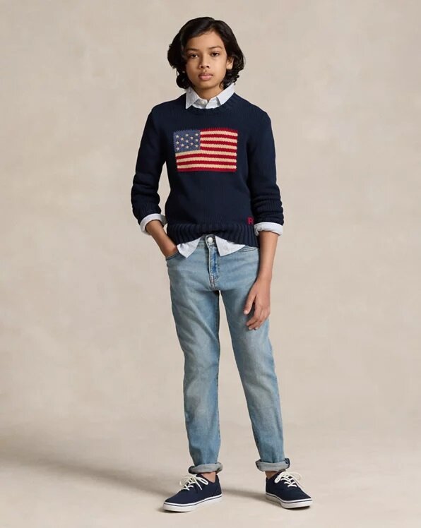 RALPH LAUREN FLAG KNIT