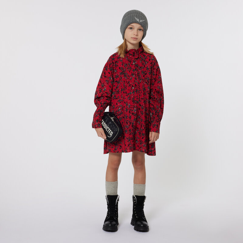 ZADIG & VOLTAIRE DRESS ALL OVER PRINT