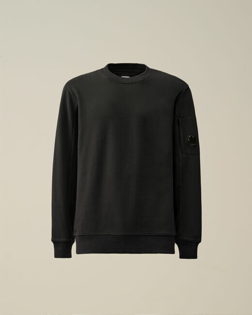 CP COMPANY BASIC SWEAT NERO