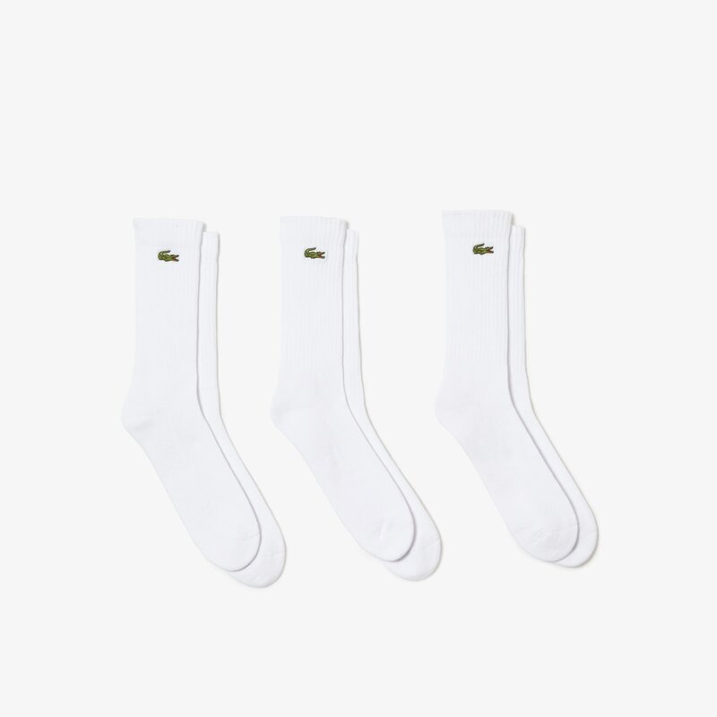 LACOSTE SOCKS WHITE