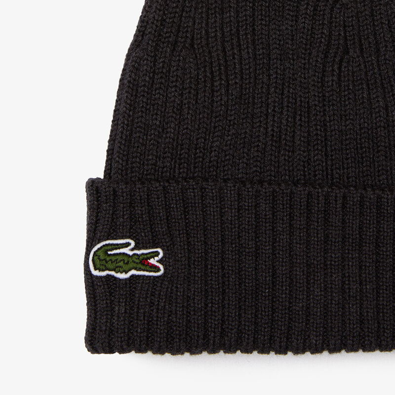 LACOSTE BEANIE DARK GREY
