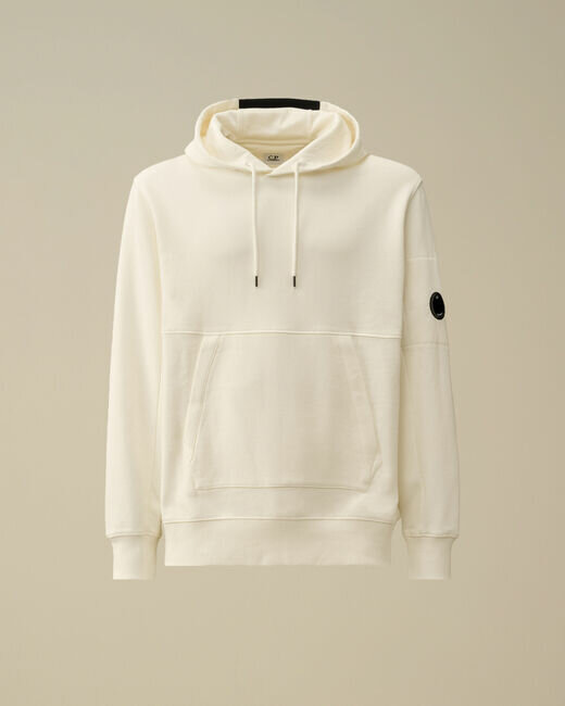 CP COMPANY BASIC HOODIE GAUZE WHITE