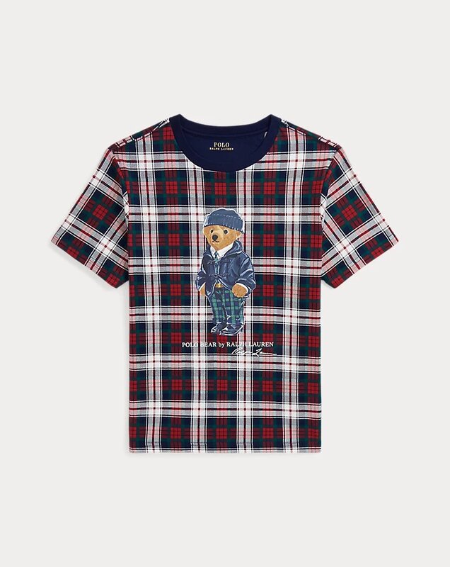RALPH LAUREN BEAR CHECK TEE 