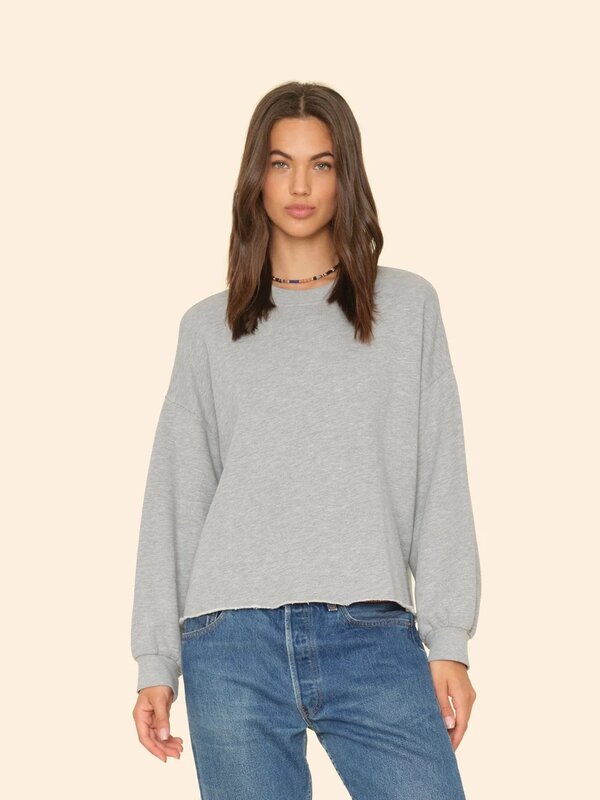 Xirena honor sweater heather grey Xirena honor sweater heather grey