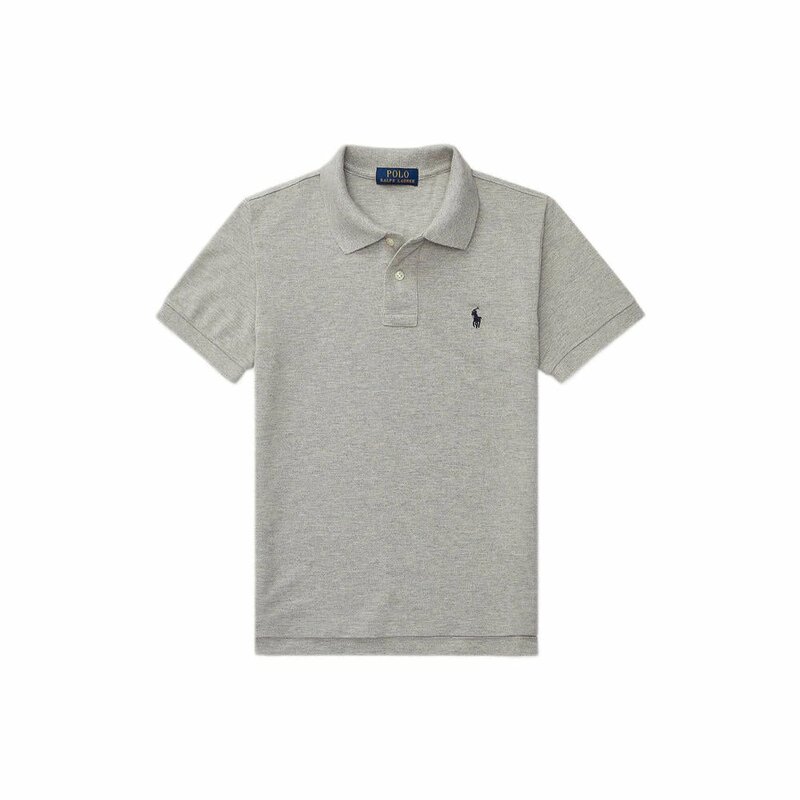 RALPH LAUREN BASIC POLO GREY MELE