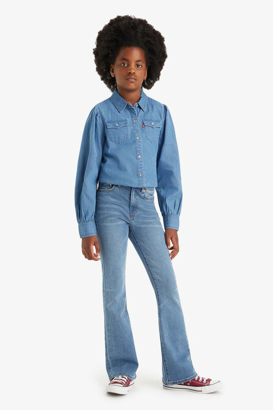 Levi's flared leg jeans blue