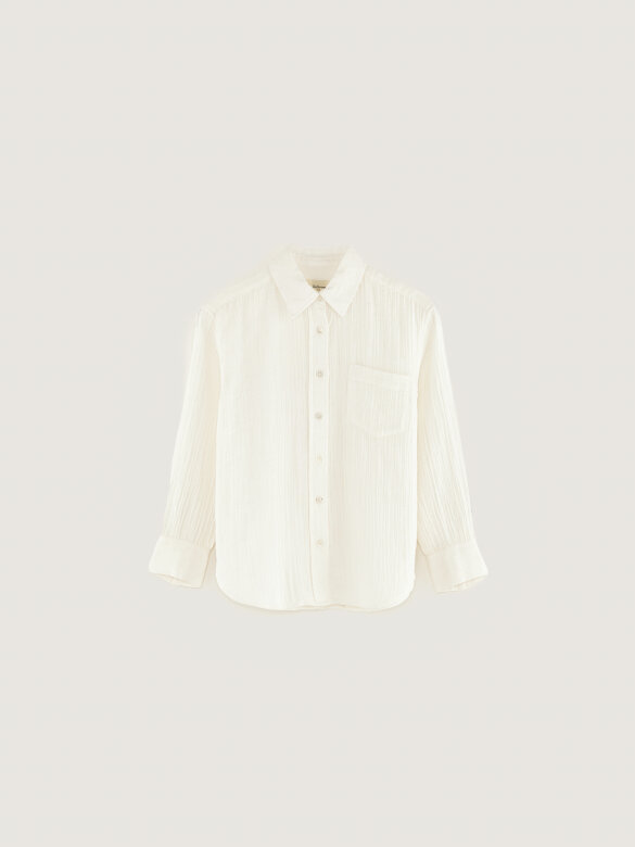 Bellerose waffle blouse ecru