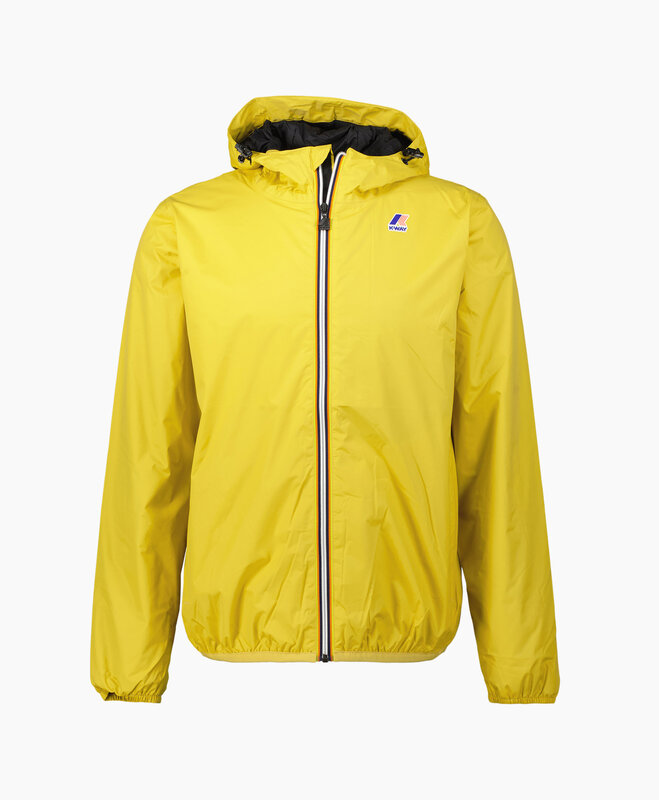K-way jake double plus 2 jacket yellow-navy