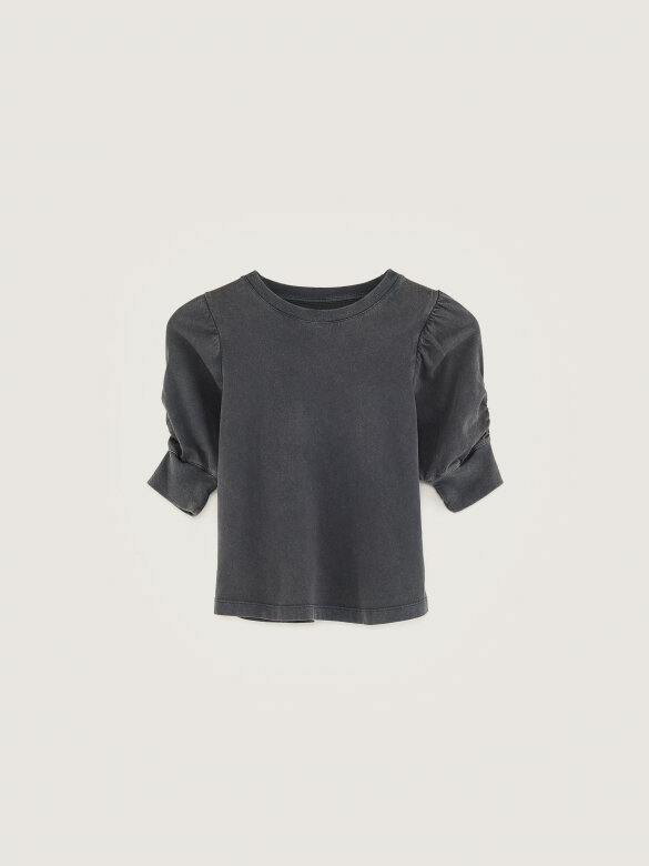 Bellerose shirt met pof mouwtje black 