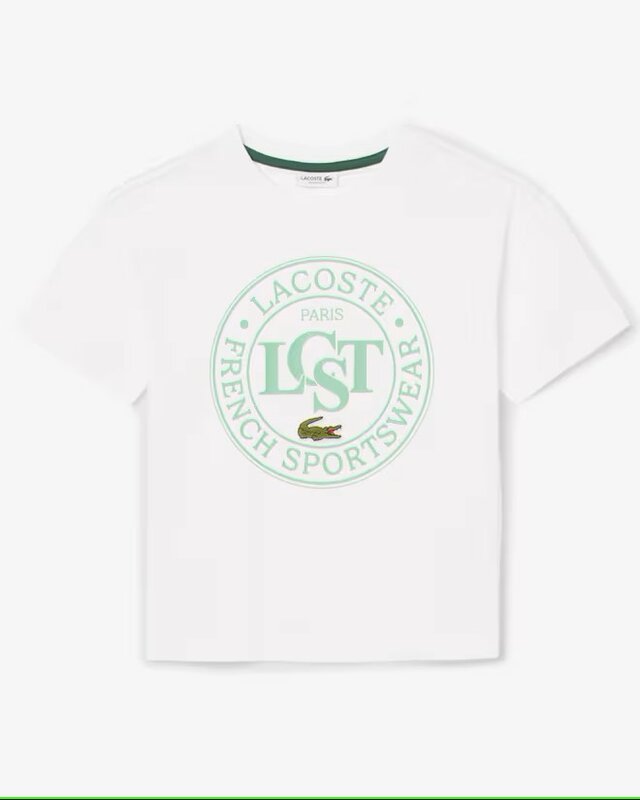 Lacoste sports tee white