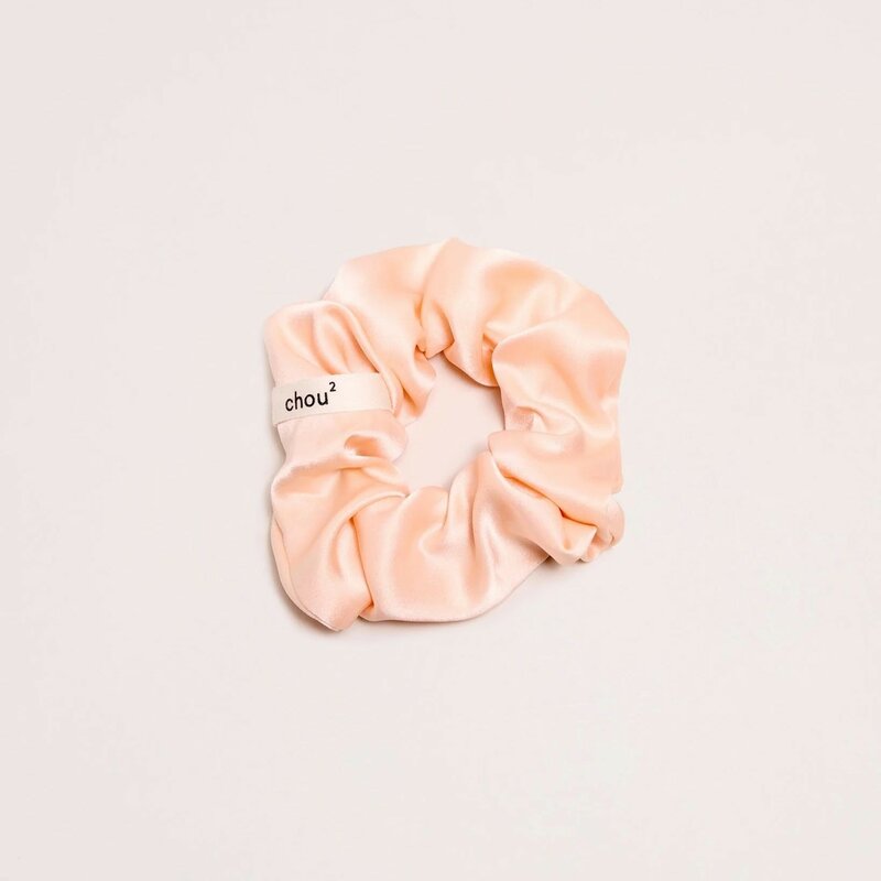 Chou2 | Satijnen scrunch | Abricot