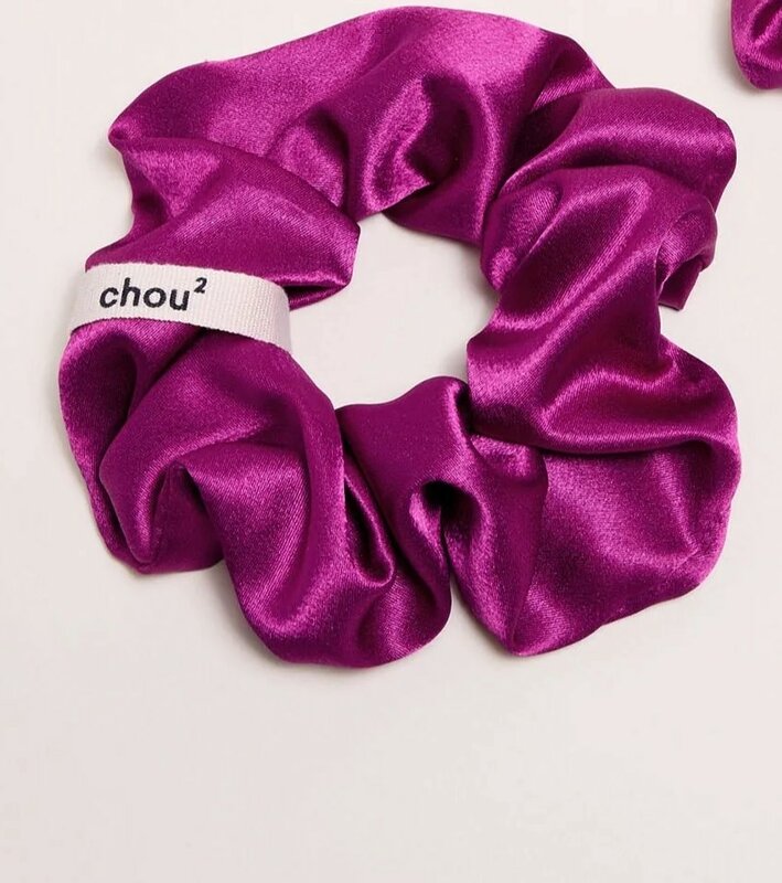 Chou2 | Satijnen scrunch | Purple