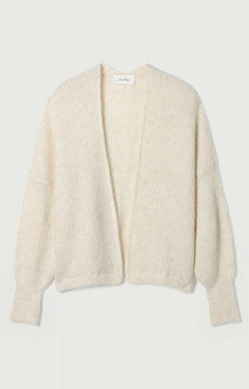 American Vintage gilet court bloule melange pearl American Vintage gilet court bloule melange pearl