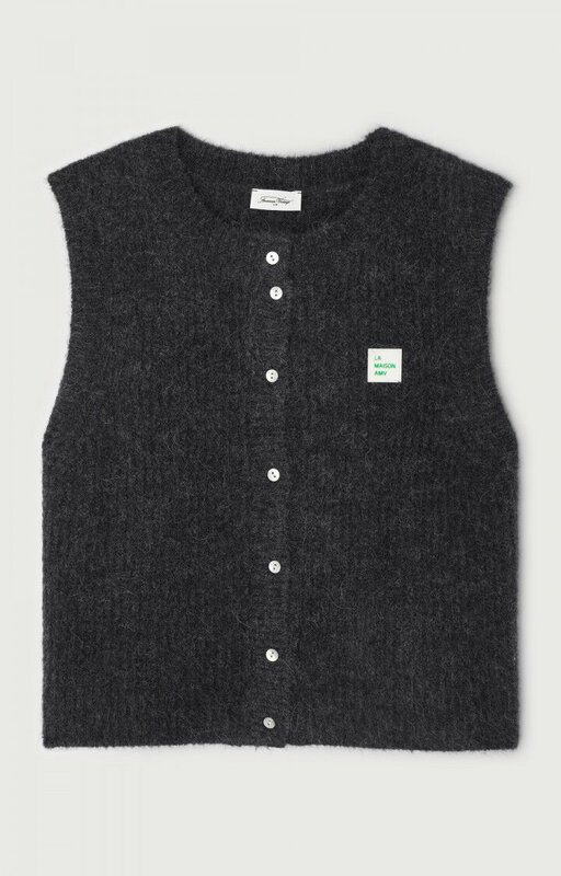 American Vintage gilet femme cardigan poudre chine American Vintage gilet femme cardigan poudre chine