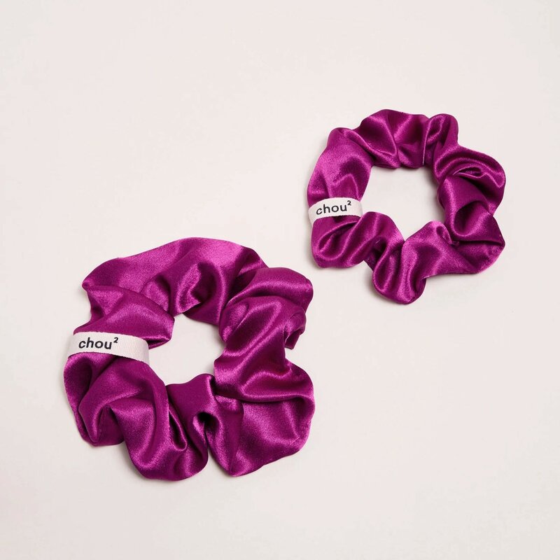 Chou2 | Satin scrunchie | Purple 