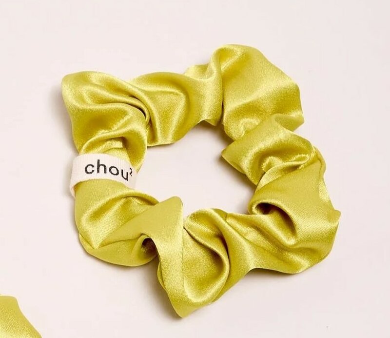 Chou2 | Satin scrunchie | Olive