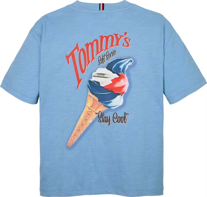 Tommy Hilfiger fun print tee ice