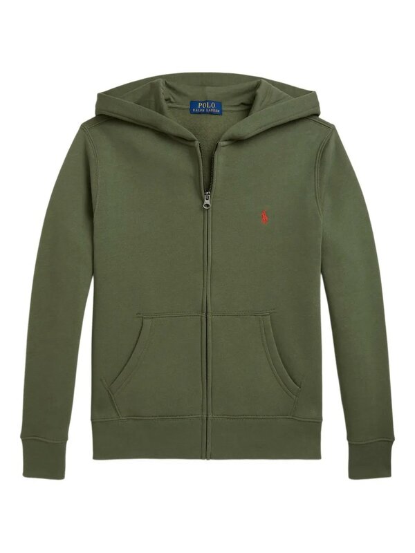 Ralph Lauren hoodie vest classic green