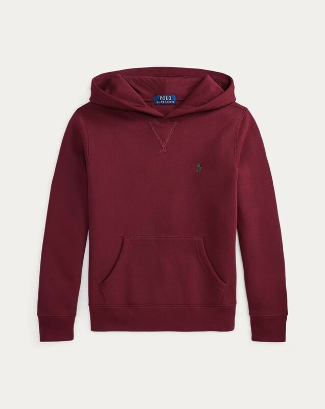 Ralph Lauren basic hoodie wine