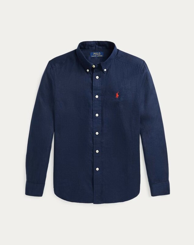 Ralph Lauren linnen shirt - navy