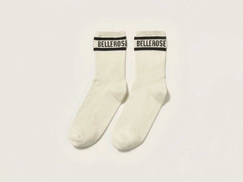 Bellerose socks white/black Bellerose socks white/black