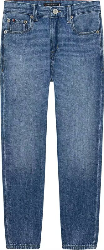 Tommy Hilfiger archive flag mid blue straight jeans Tommy Hilfiger archive flag mid blue straight jeans