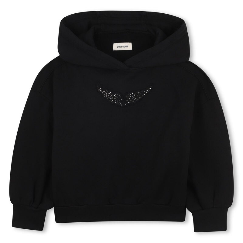 Zadig & Voltaire hoodie cropped black