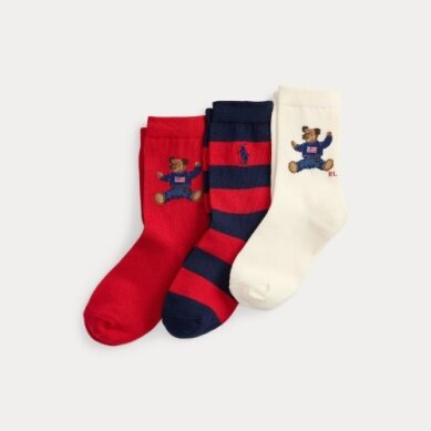 Ralph lauren Polo bear sock 3-pack  Ralph lauren Polo bear sock 3-pack