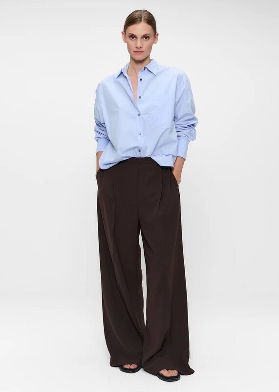 Zenggi perfect long sleeve shirt misty blue