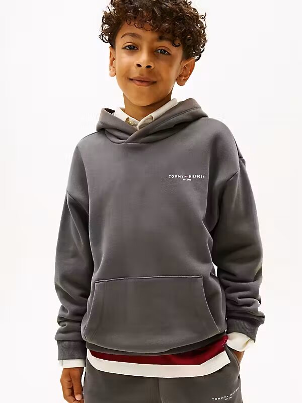 Tommy Hilfiger mini corp hoodie  dark grey Tommy Hilfiger mini corp hoodie  dark grey