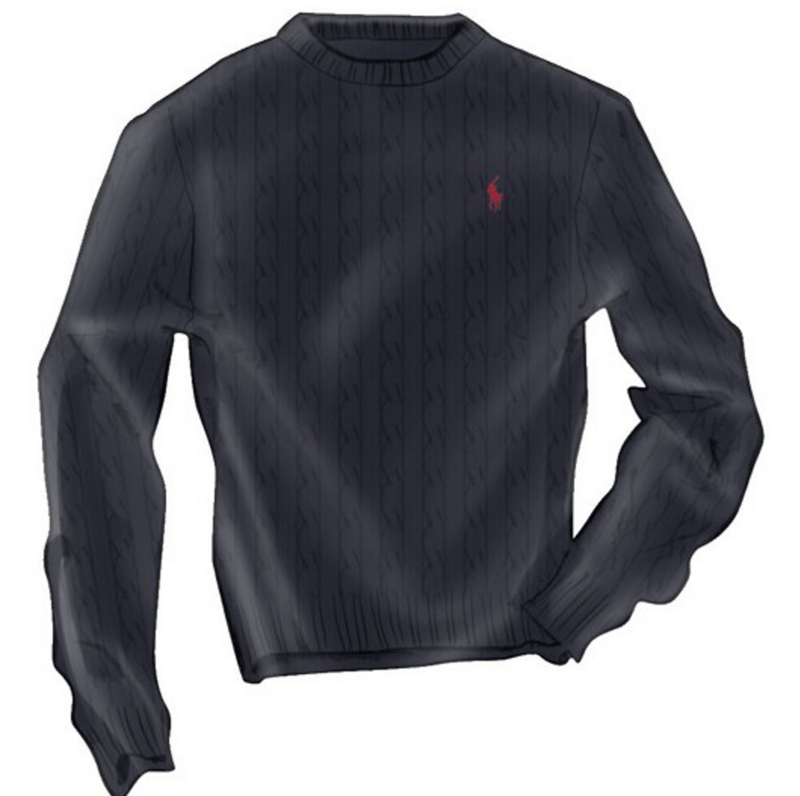 Ralph Lauren cashmere knit navy met rood logo poloplayer. Ralph Lauren cashmere knit navy met rood logo poloplayer.