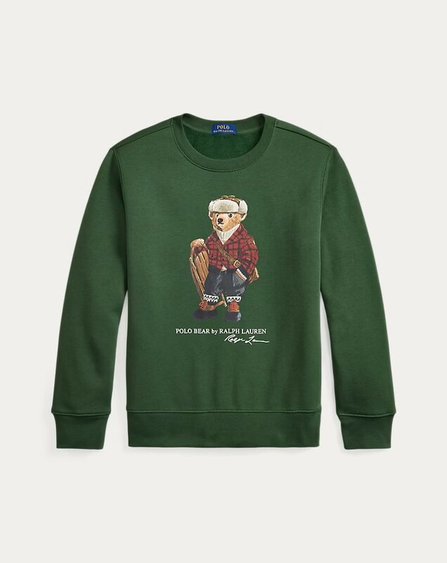 ralph lauren fleece Polo winter Bear sweat green ralph lauren fleece Polo winter Bear sweat green
