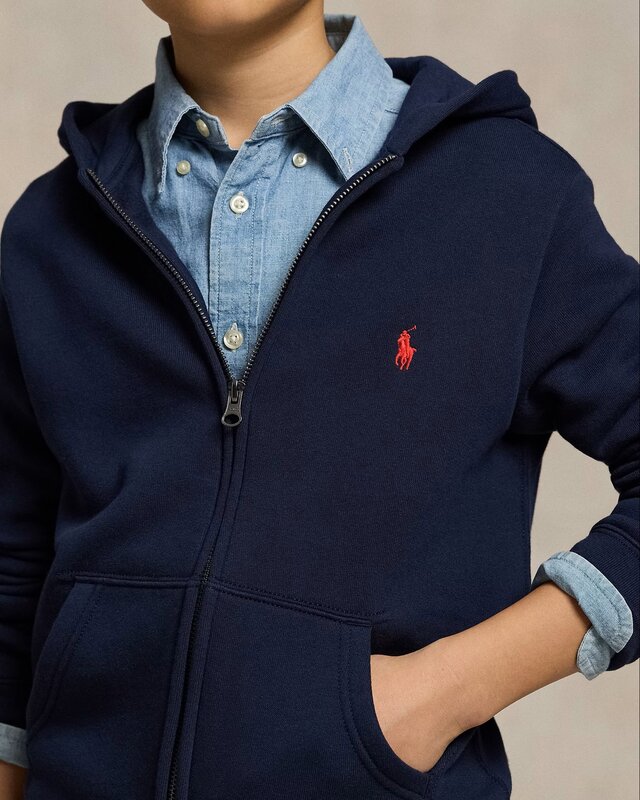 Ralph Lauren hoodie vest navy blue