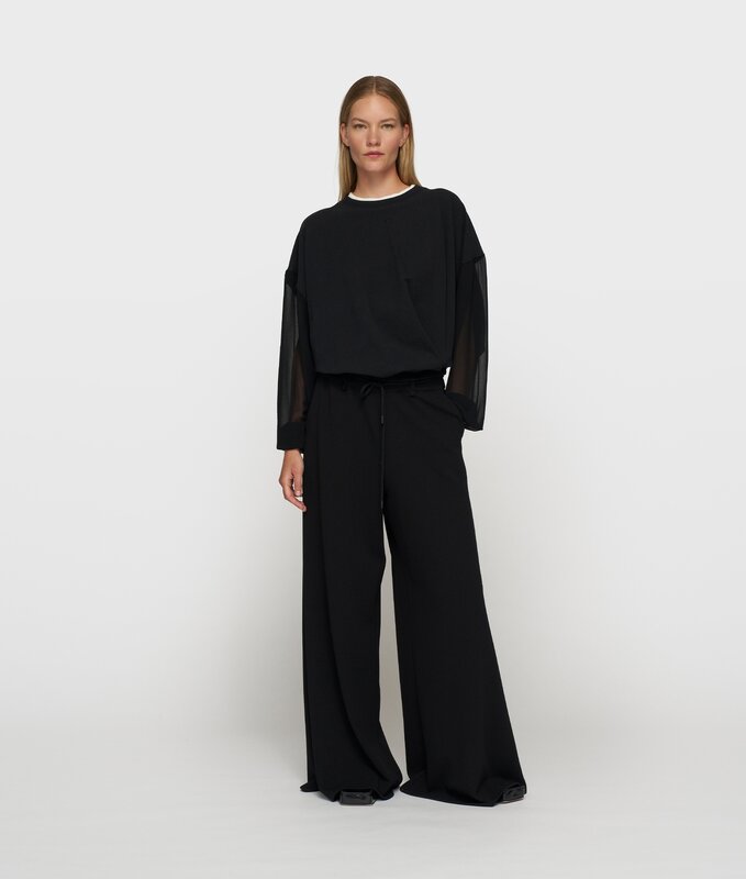 10Days | Wide Leg Crepe Pants 