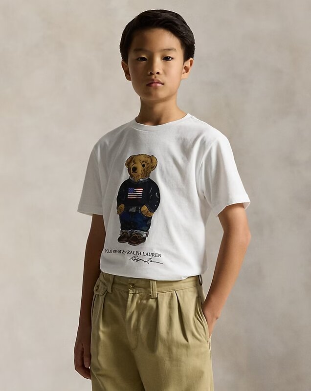 Ralph Lauren | Icon usa bear t-shirt | White