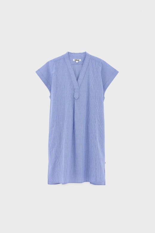 Bellerose | Check dress | Blue
